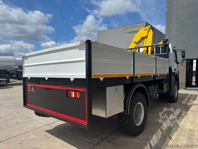 Vrachtwagen met kraan Mercedes-Benz Atego Atego 1725 4x4 Flatbed with Hyva HB120 Crane