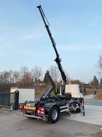 Camión volquete DAF CF 75.250 Abrollkipper KRAN FUNK