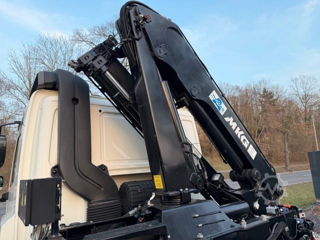 Camión volquete DAF CF 75.250 Abrollkipper KRAN FUNK