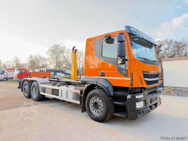 Haakarm vrachtwagen IVECO Stralis X-Way 460 6x2 Abrollkipper lift/lenk AHK