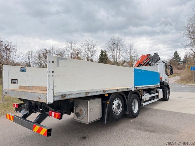 Camión de plataforma MERCEDES-BENZ Actros 2536 6x2 KRAN 20m FUNK Pritsche 7,5m