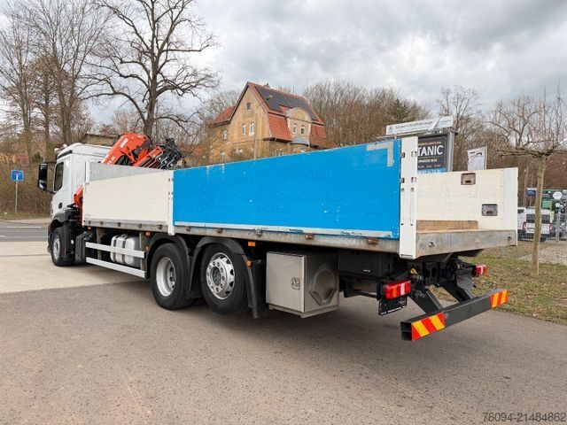Camión de plataforma MERCEDES-BENZ Actros 2536 6x2 KRAN 20m FUNK Pritsche 7,5m