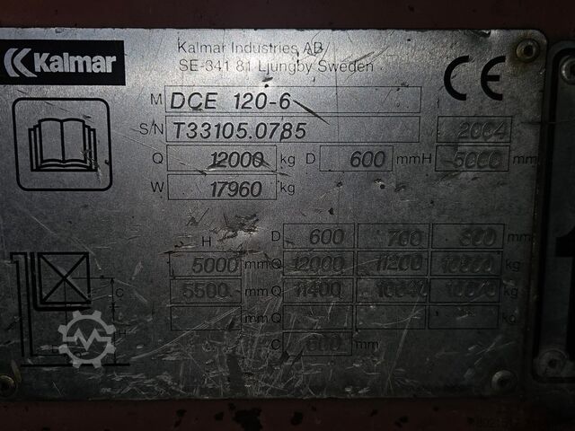 Empilhador Kalmar DCE 120-6