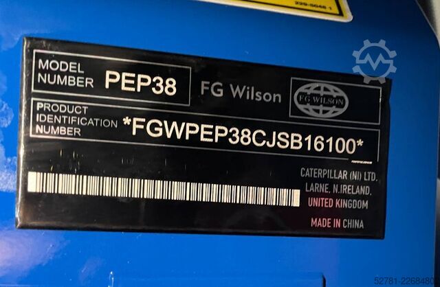 Aggregaat FG Wilson P65-5 - 65 kVA Genset - DPX-16006