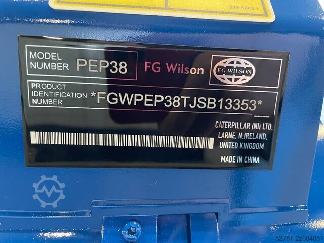  FG Wilson P65-5 - 65 kVA Open Genset - DPX-16006-O