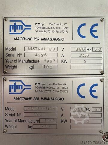 Sealmachine PFM S.p.A. Mistral BB