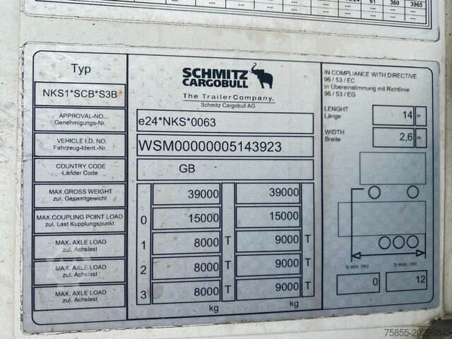 Transporte refrigerado/congelado Schmitz Cargobull Fridge Thermoking SLXe Spectrum / Multitemp / S...