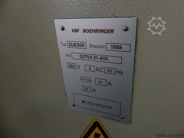 Centrale draaibank VDF Böhringer DUE 500