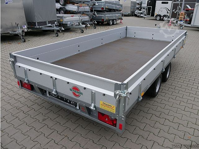 Przyczepa samochodowa Stema Stema Systema Hochlader Stahl 4,01x1,83x0,35m 2700kg 100Km/h
