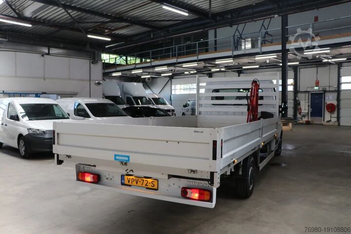 Platform truck with crane Opel Movano OPEN LAADBAK | MAXILIFT 250KG | KRAAN | ...