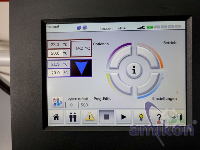 Temperature shock test chamber -80° to +220°C Vötsch VT³ 7012 S2