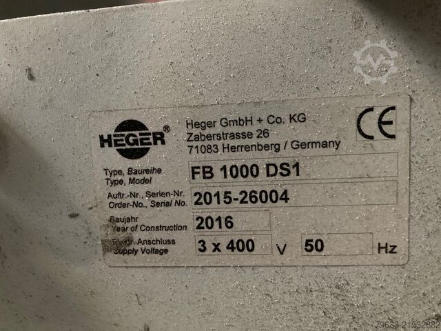 Two-shaft shredder EPS fine crusher Heger EPS Feinbrecher