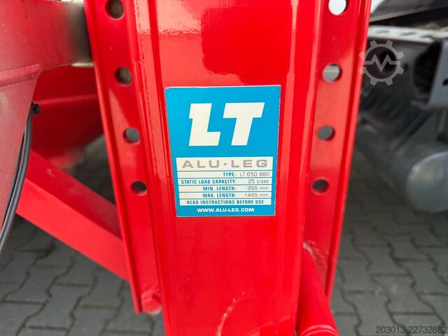 Silo oplegger FELDBINDER FFB Silo Auflieger TEUT 26.3 - 26 m³ Asche Gülle