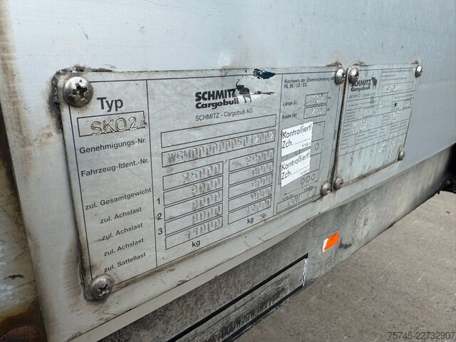Kofferauflieger SCHMITZ CARGOBULL SKO 24 * KOFFER * SAF & LIFTACHSE * ROLLTOR*TÜV