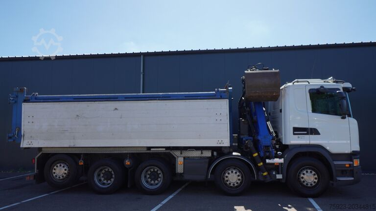 Kranbil Scania G 490 10X4 CABLE SYSTEM TRUCK WITH PALFINGER Q1...