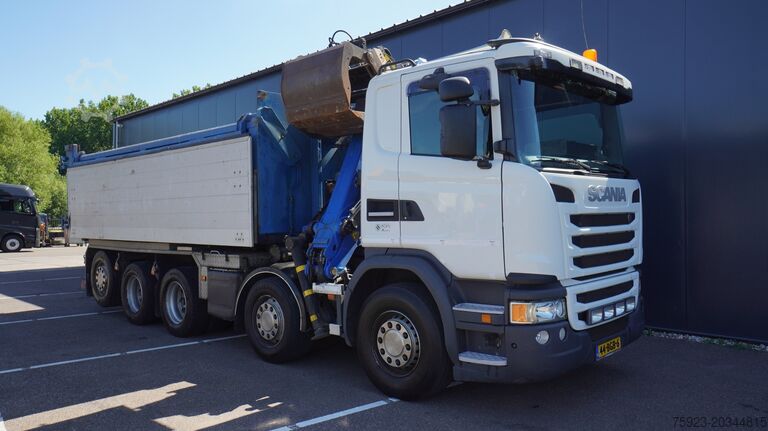 Kranbil Scania G 490 10X4 CABLE SYSTEM TRUCK WITH PALFINGER Q1...