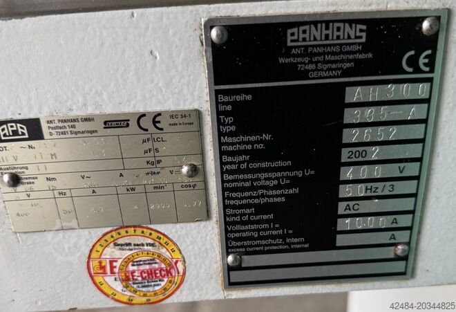Επιφανειακό πλυντήριο Panhans 335-A