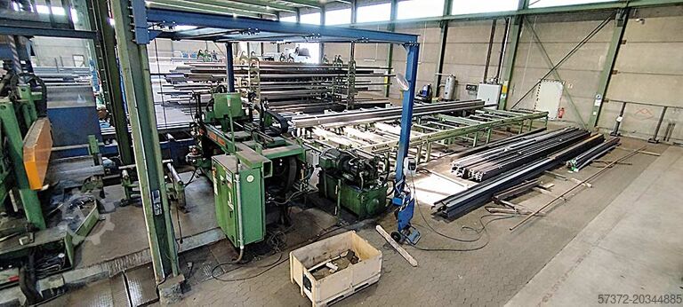 Instalación CNC de taladrado y aserrado Peddinghaus 1100 DG/PCD 1100