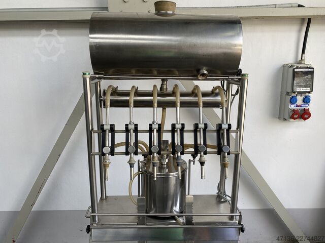 6 başlıklı yarı otomatik vakum dolum makinesi Primus Vaculi