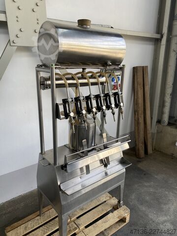 6 başlıklı yarı otomatik vakum dolum makinesi Primus Vaculi