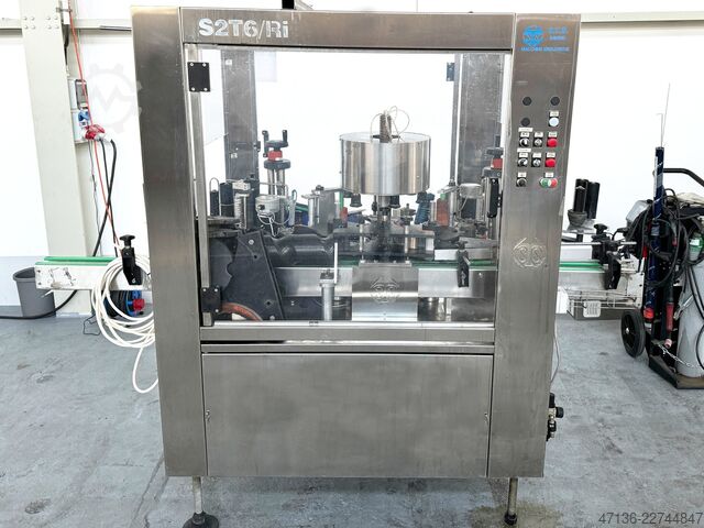 Etiketleme makinesi, 2 istasyonlu, kendinden yapışkanlı STS S2T6/RI
