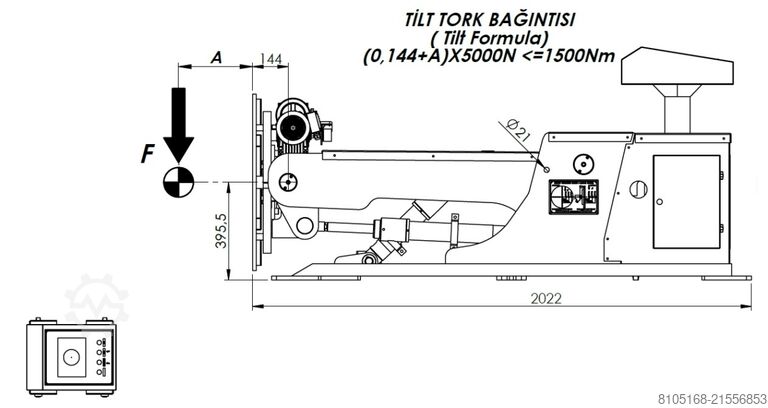 Stół obrotowy do spawania AKBEND SRH 500