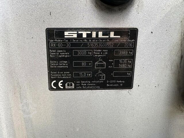 Front loader forklift Still RX60-30 [ID: 50]