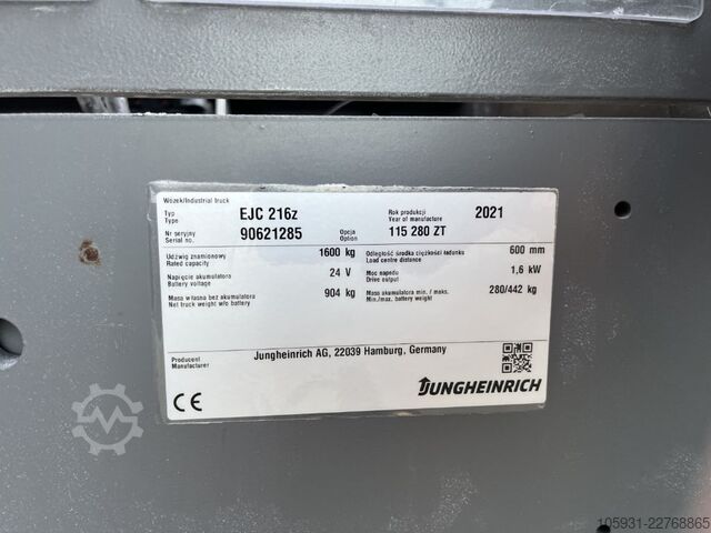 Stapelaar Jungheinrich EJC216z