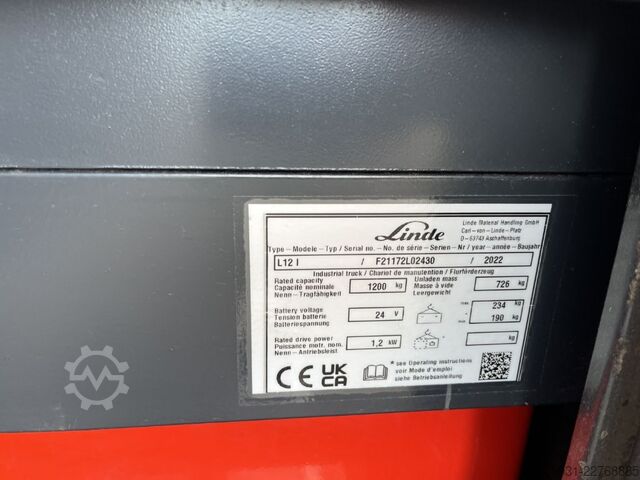 Apilador peatonal Linde L12i