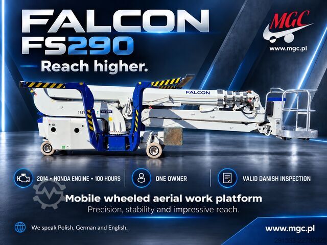Piattaforma di lavoro mobile Falcon Lifts FS290 - 1 OWNER- ONLY 100MTH