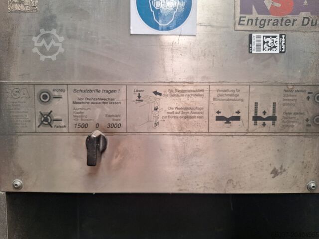 Máquina de rebarbar com escovas RSA RSA Duo