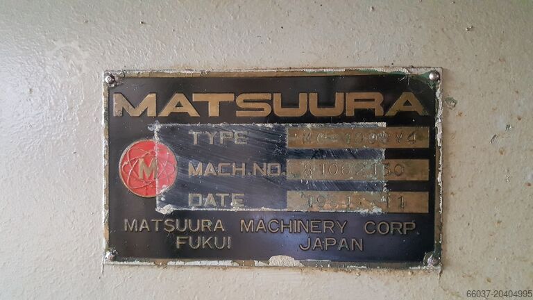 Obrada Matsuura MC-1000 V4