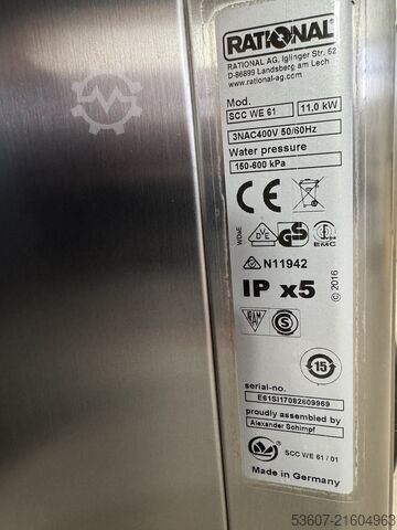 Combi steamers Rational SCC 61 E