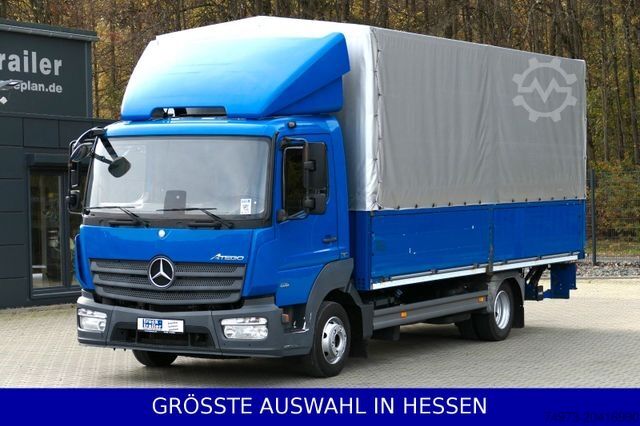 Schuifzeil bestelwagen MERCEDES-BENZ Atego 818L Klima Standheizung LBW  ¤399.-mtl.