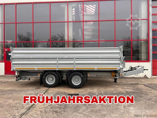 Kippanhänger Möslein TTD 19 AB  19 t Tandemkipper Tieflader, Breitbereifung Aufsatzbordwänden-- Neufahrzeug --