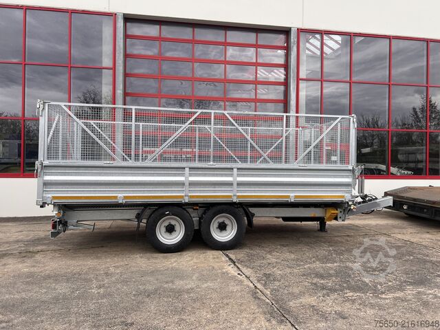 Kippanhänger Möslein TTD 11 Breite Reifen  5,70 lang  Kipper Tieflader, Breite Reifen, 5,70 m lang-- Neufahrzeug --