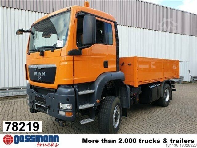 Vrachtauto met open laadbak MAN TGS 18.360/440 4x4 BL, Winterdienstausstattung