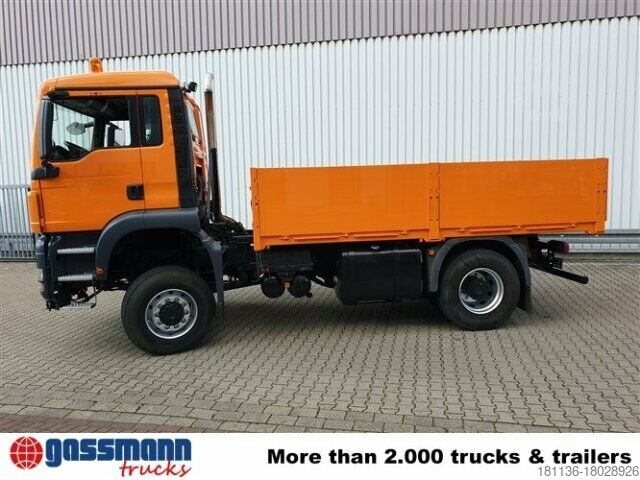 Vrachtauto met open laadbak MAN TGS 18.360/440 4x4 BL, Winterdienstausstattung