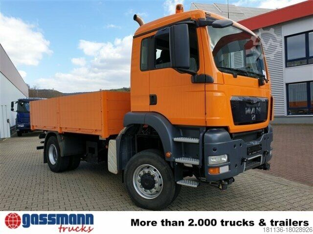 Vrachtauto met open laadbak MAN TGS 18.360/440 4x4 BL, Winterdienstausstattung