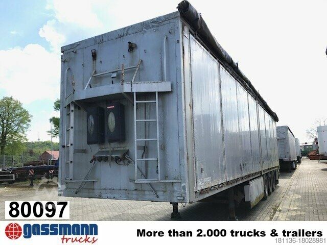 Semi-remorque Reisch RSBS-35/24 PV Walkingfloor ca. 86m³, Alu