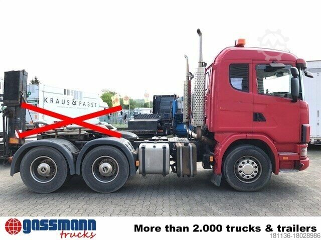 Standaard trekker Scania R164 GA6x4NZ 480, Retarder, Hydraulik