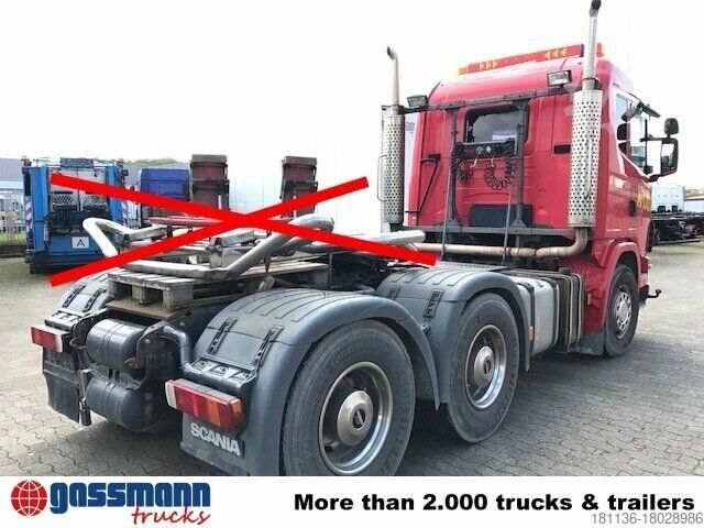 Standaard trekker Scania R164 GA6x4NZ 480, Retarder, Hydraulik