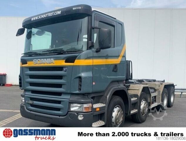 Kroklastbil Scania R420 CB 8x4 MNZ, Retarder, Euro4