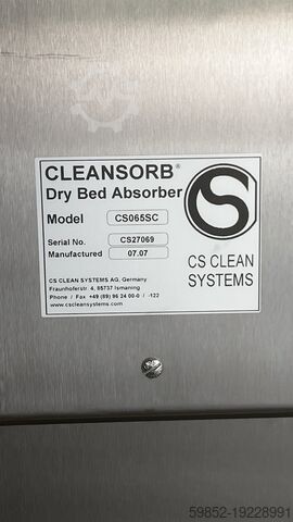 Tør seng absorber CS Clean Systems CS065SC