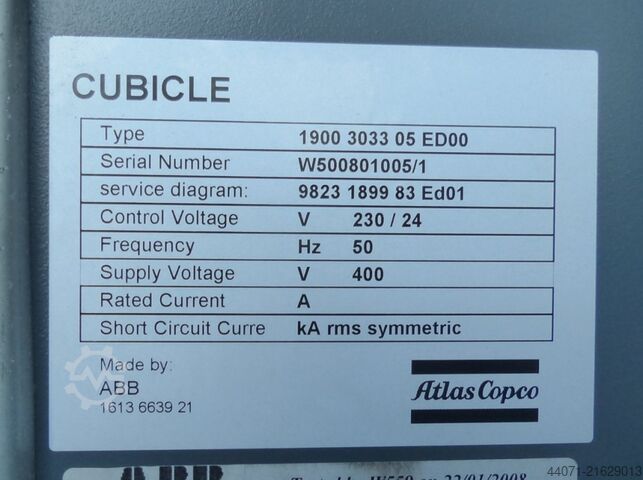 Screw compressor ZT75VSDFF Atlas Copco ZT75VSDFF