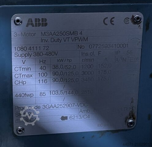 Screw compressor ZT75VSDFF Atlas Copco ZT75VSDFF