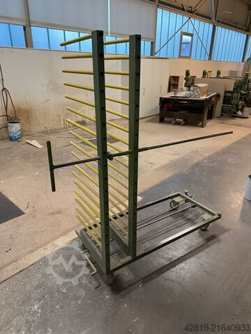Rack trolley, paint drying trolley  