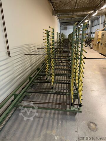 Rack trolley, paint drying trolley  