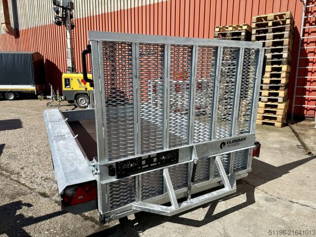Heavy equipment trailer Vlemmix Baumaschinenanhänger 2,7 t NEU