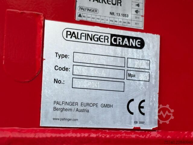 Kranbil DAF CF 85.410 + PALFINGER PK 42502-- 6X EXT. + REMO...